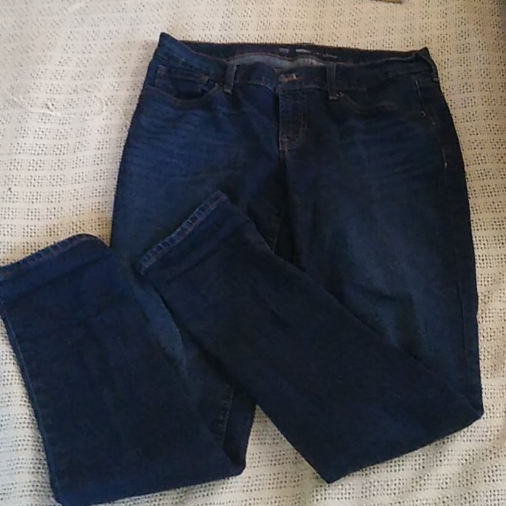 Old Navy skinny dark jeans